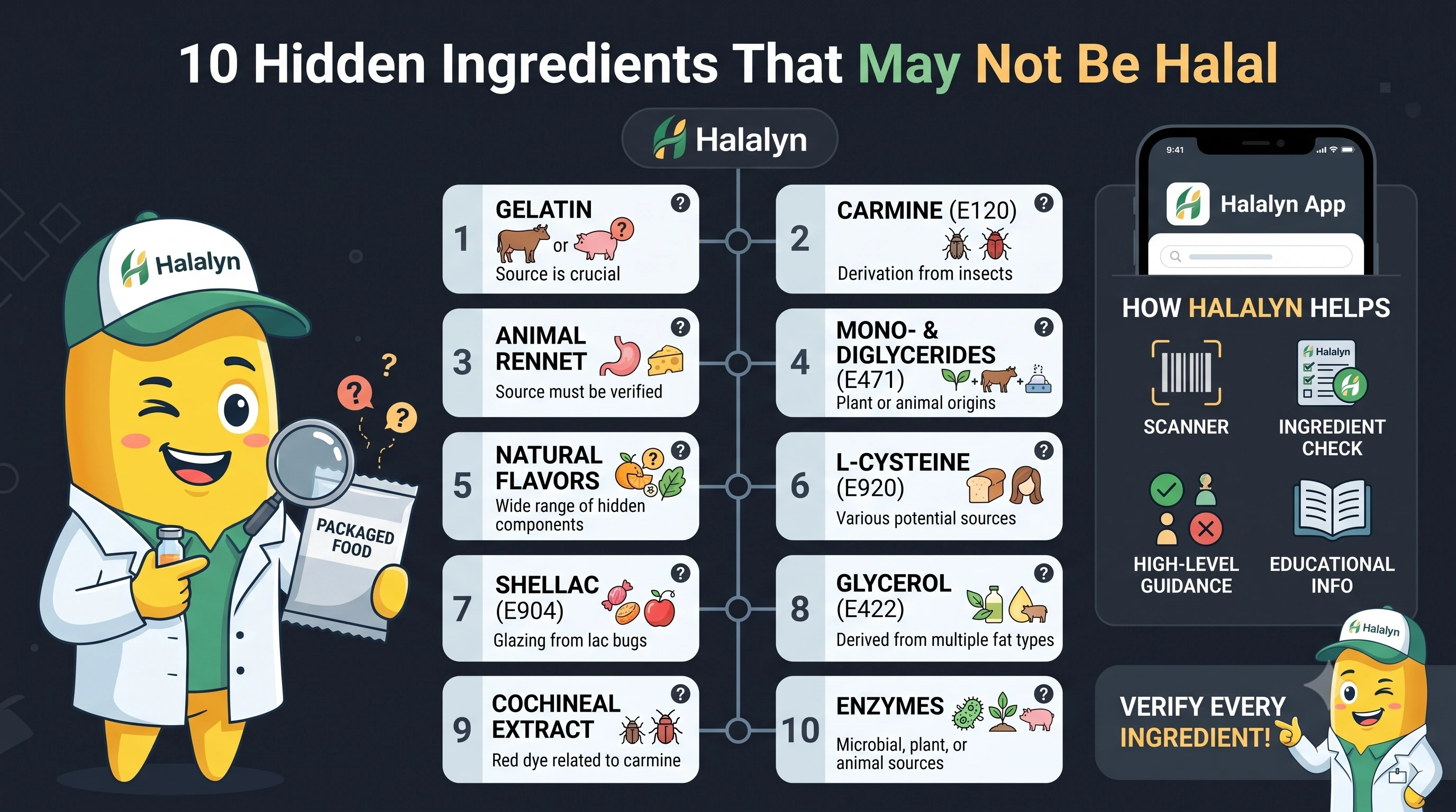 10 Hidden Ingredients That May Not Be Halal (And How to Check Them)